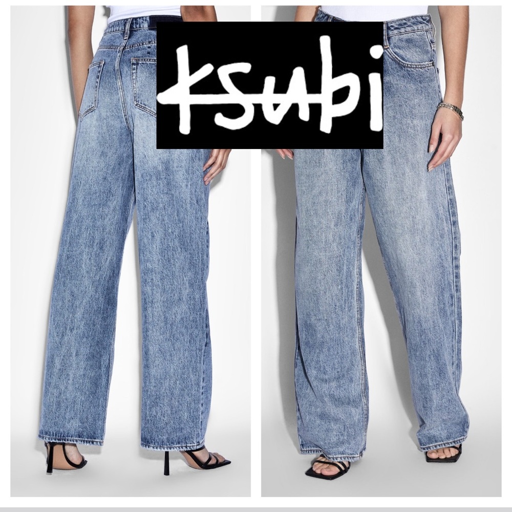 Ksubi Anti K Byron Straight Jeans Ripped 34